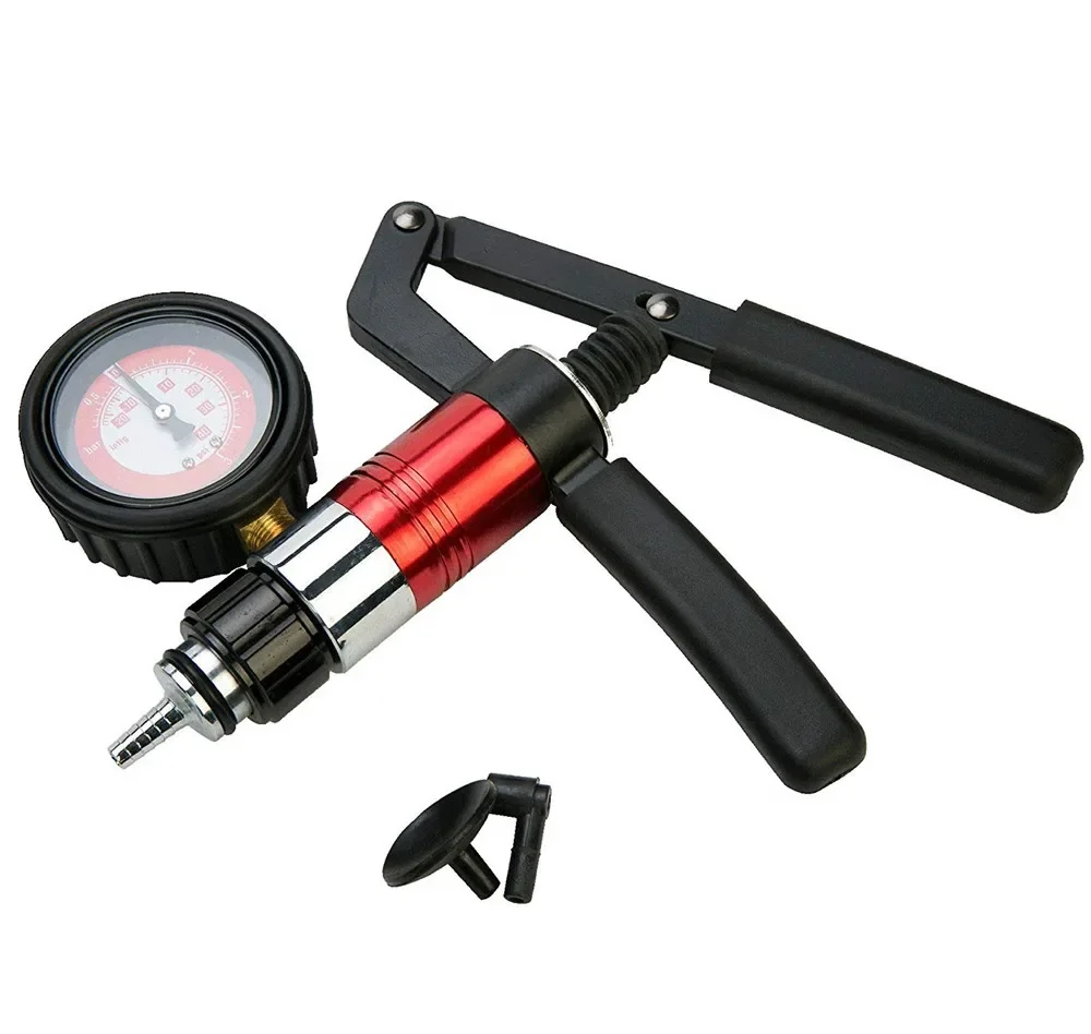 ALLSOME Auto Diagnostic-tool Car Auto Handheld Vacuum Pistol Pump Brake Bleeder Adaptor Fluid Reservoir Oil Tester Tools Kit