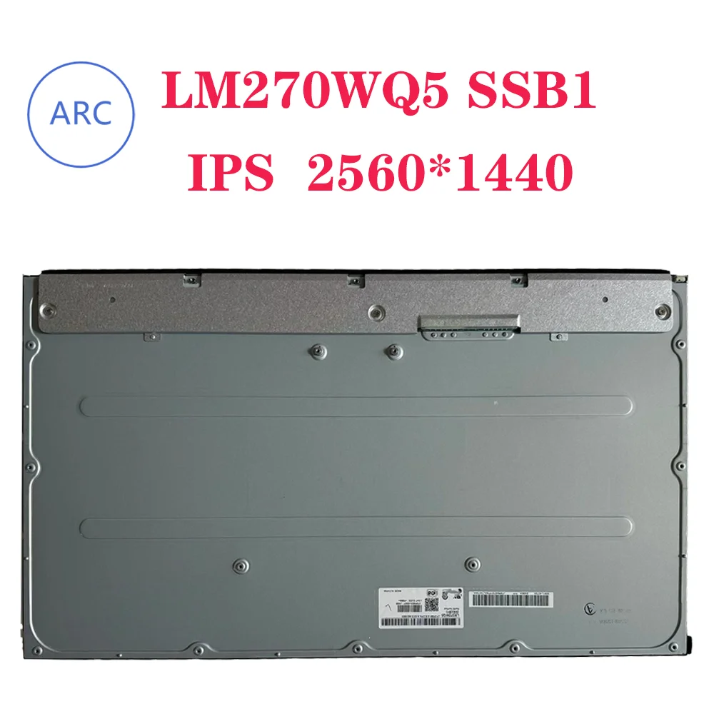 

Новая оригинальная модель ЖК-экрана 27 дюймов LM270WQ5 SSB1 IPS QHD 2560*1440 LM270WQ5(SS)(B1)