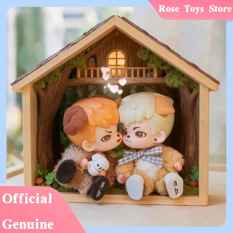 

Genuine Rayan No Puppies No World Series Blind Box Vinyl Plush Pendant Action Figure Desktop Ornament Collectible Gift For Girls