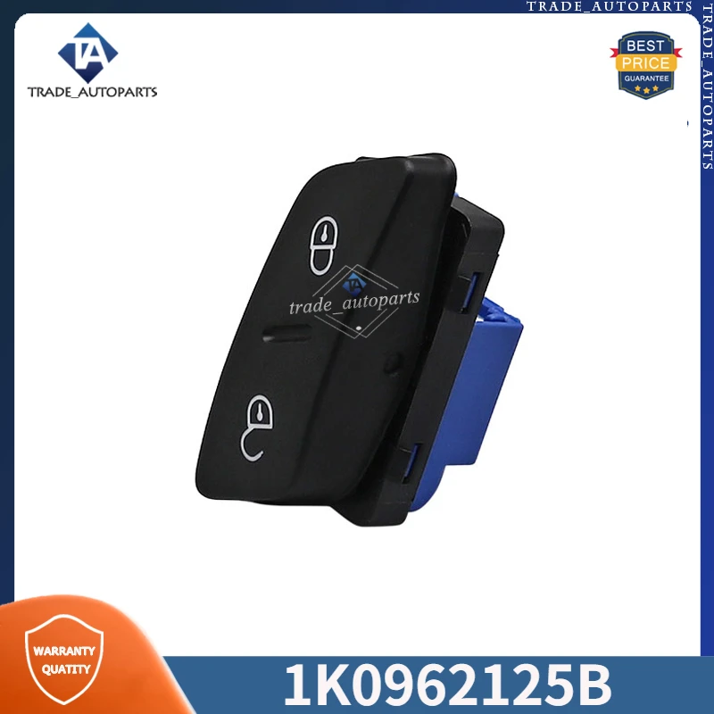 1K0962125B Car Central Door Lock Switch Control Button For 2006-2010 Volkswagen Golf MK5 Jetta MK5 2009-2014 CC Tiguan