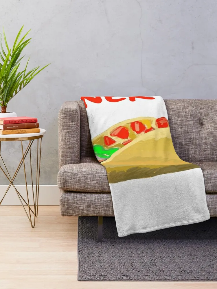 wiener taco Throw Blanket Nap Quilt wednesday bed plaid Blankets