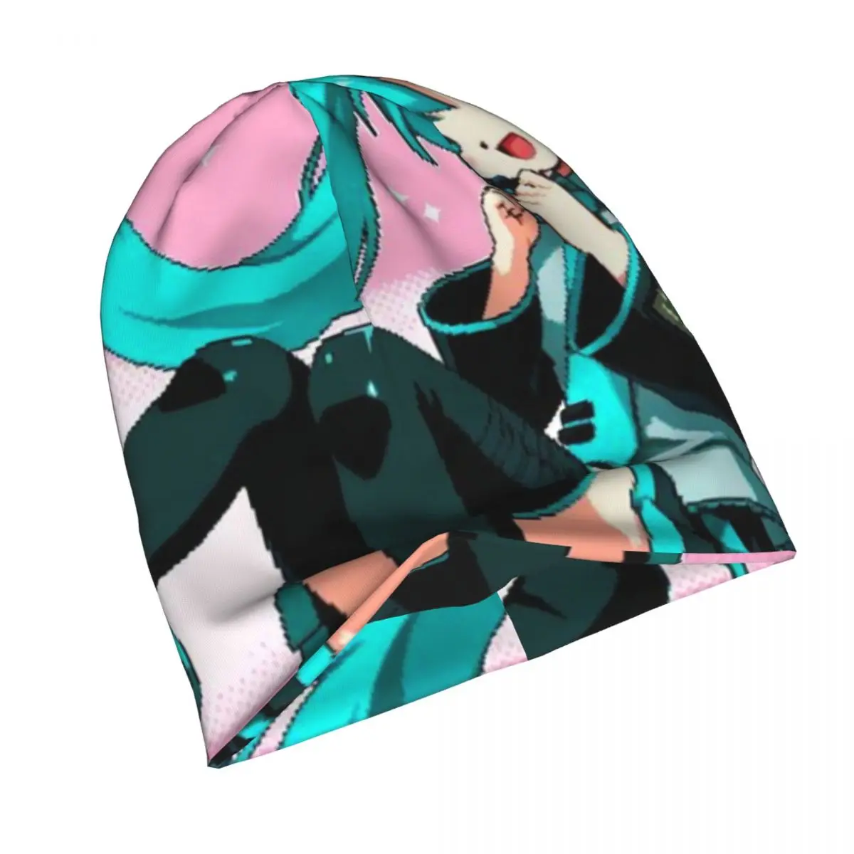 Männer Frauen Hatsune Miku Chemo Slouchy Beanies Outfits Herbst Winter Kopfbedeckung Motorhaube Strickmütze Geburtstagsgeschenke Idee