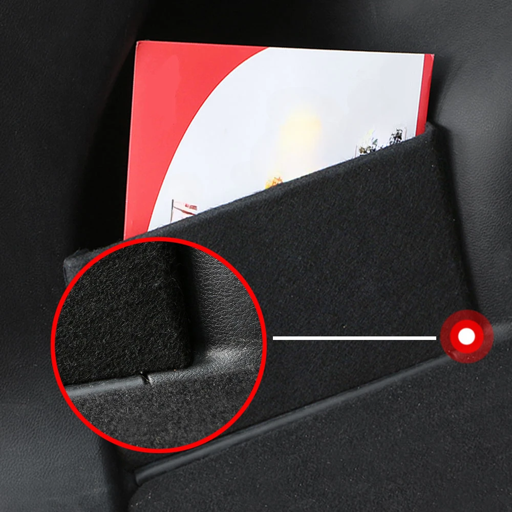 For Jeep Compass 2018-2020 LHD Trunk Side Storage Board 2Pcs Storage Partitions on Both Sides Organizer Trunk Partition Tail Box