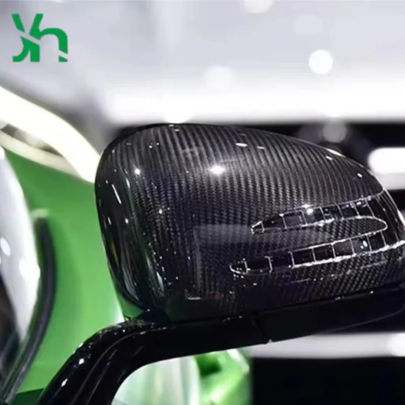 طقم هيكل بديل من ألياف الكربون لسيارة Mercedes Benz C E S CLS GLC GLA GLB Class W205