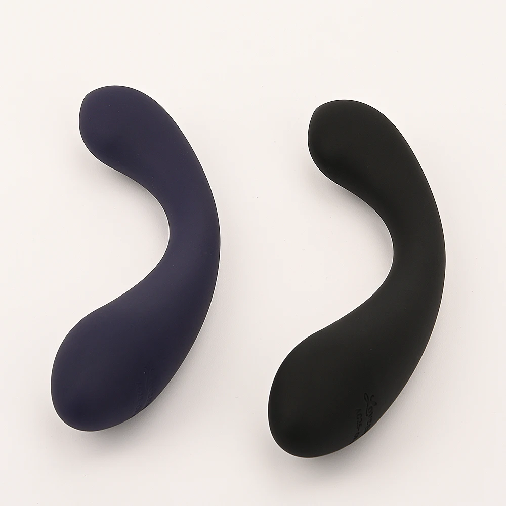 Curved Silicone Anal Dildo for firm G-spot stimulation,Two Ends Anus Butt Plugs Sex Toys,Analplug Buttplug Butplug