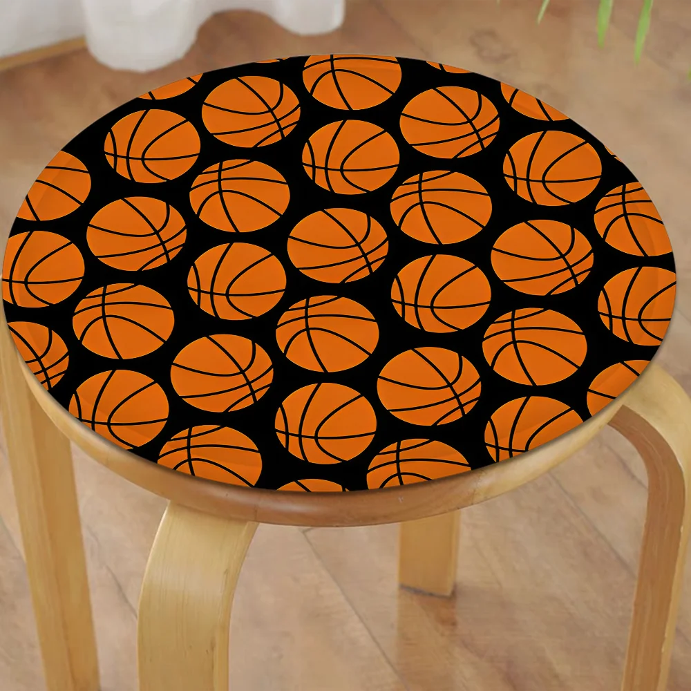Cool New Basketball ball Round Seat Cushion Office Dining Stool Pad Sponge Sofa Mat Non-Slip Cushion Pads