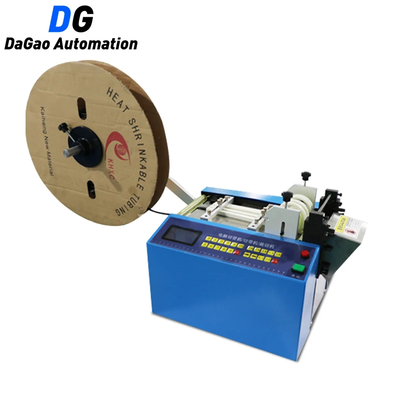 Automatic Microcomputer PVC Pipe Wire Rope Cutter Machine 80-120 Cuts/Min for Cable Manufacturing Heat Shrink Tube Cutting