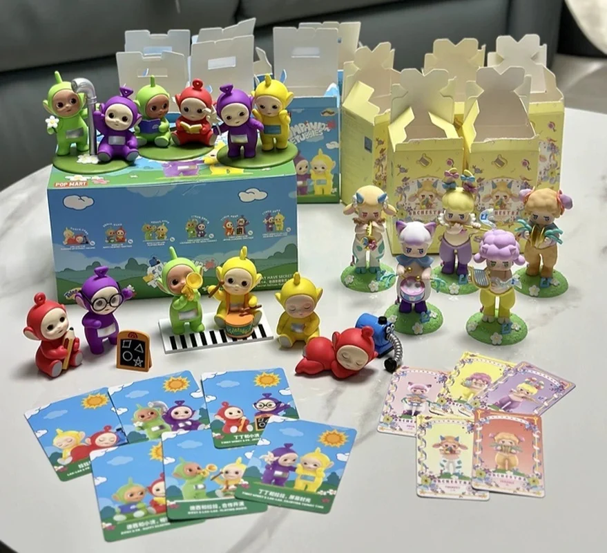 6.2-7.3cm Teletubbies Series Accompanying Hand Baby Handheld Blind Box Pvc Model Cute Toys Desktop Ornament Birthday Gifts