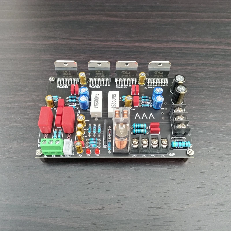 

TDA7293 Parallel Power Amplifier Board Two-channel 2.0 Speaker Speaker Protection Integrated Board