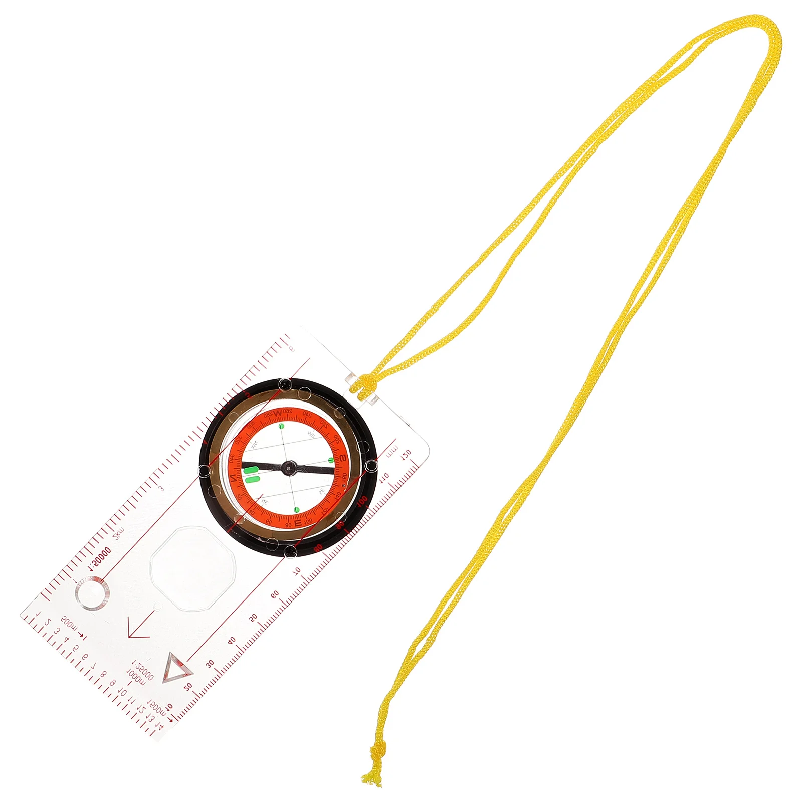 

Multifunctional Compass Outdoor Camping Hiking Survival Navigation Map Ruler Steering Travel Practical Use Durable