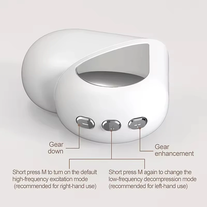 Handheld Microcurrent Electronic Tens Massager For Pressure Anxiety Relief Improve Sleep  EMS Sleep Aid Massage Instrument