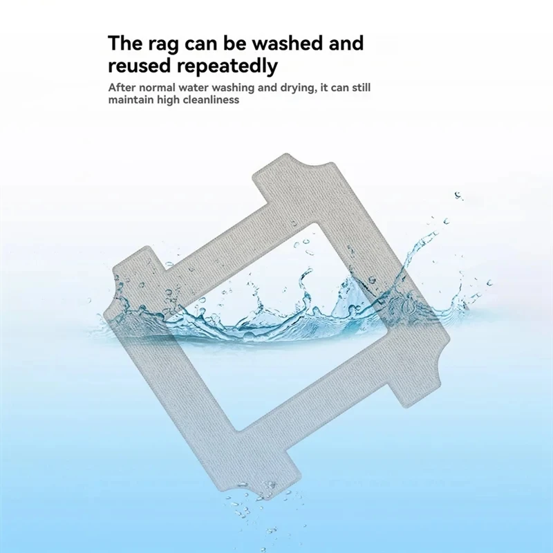 Almohadilla de trapo para Dreame C1/C1, accesorios de repuesto para Robot aspirador de ventana, paño de mopa reutilizable lavable, trapo de limpieza