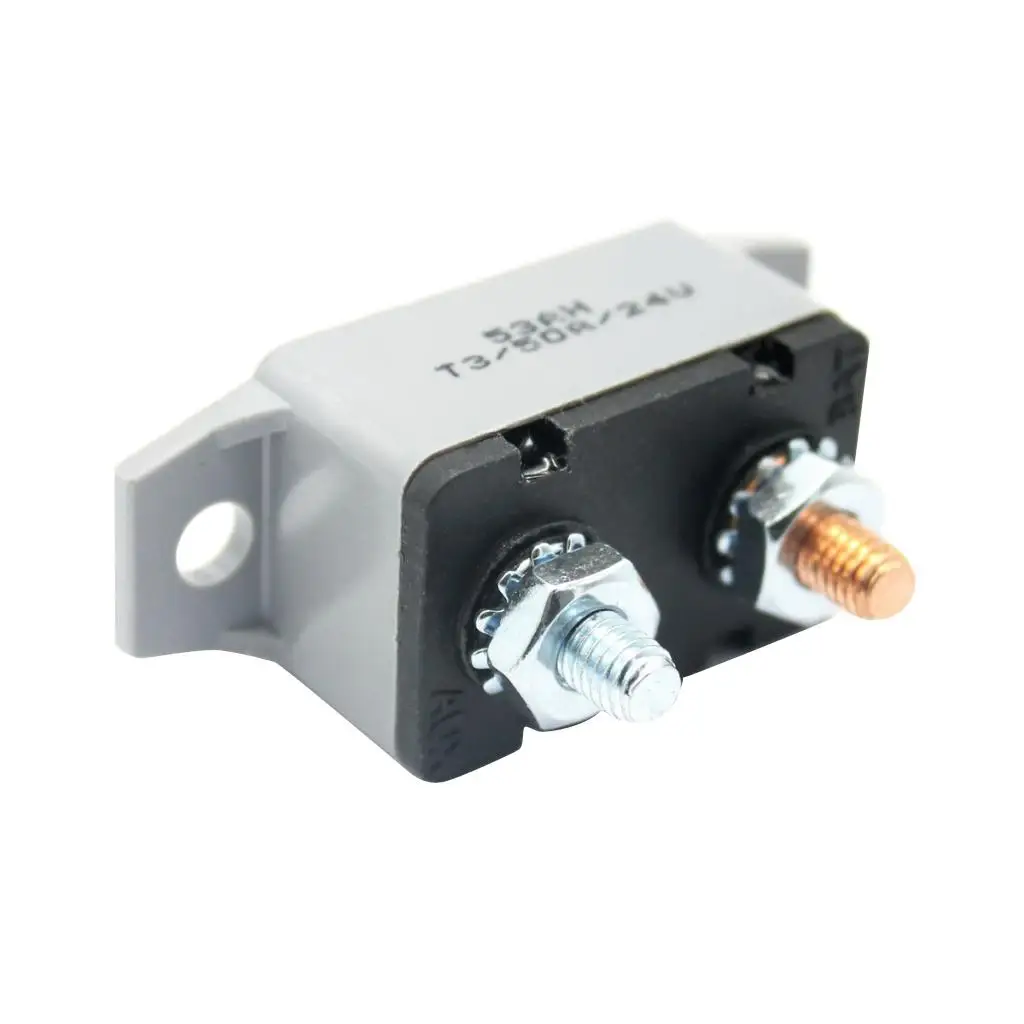 12-24Volt Car Boat Audio Inline Circuit Breaker Manual Reset Fuse Holder