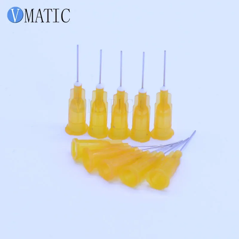 

Бесплатная доставка, нестерилизованные, 100 шт., 25 г, иглы для дозирования клея с тупым кончиком, 1/2 дюйма