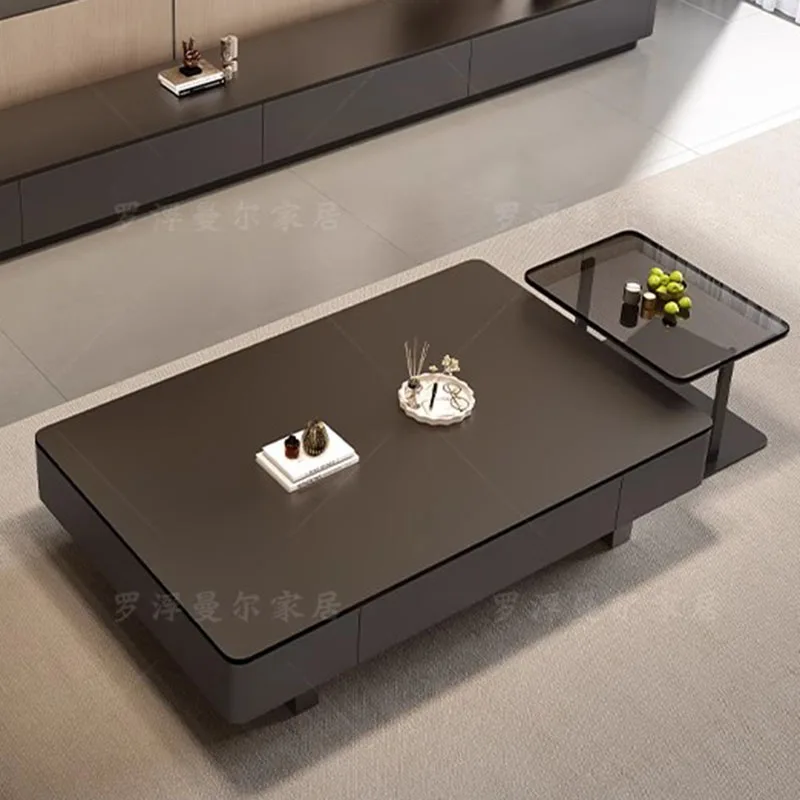 

Unique Creative Coffee Table Living Room Service Writing Aesthetic Decoration Side Table Modern Couchtisch Ornaments Home Decor