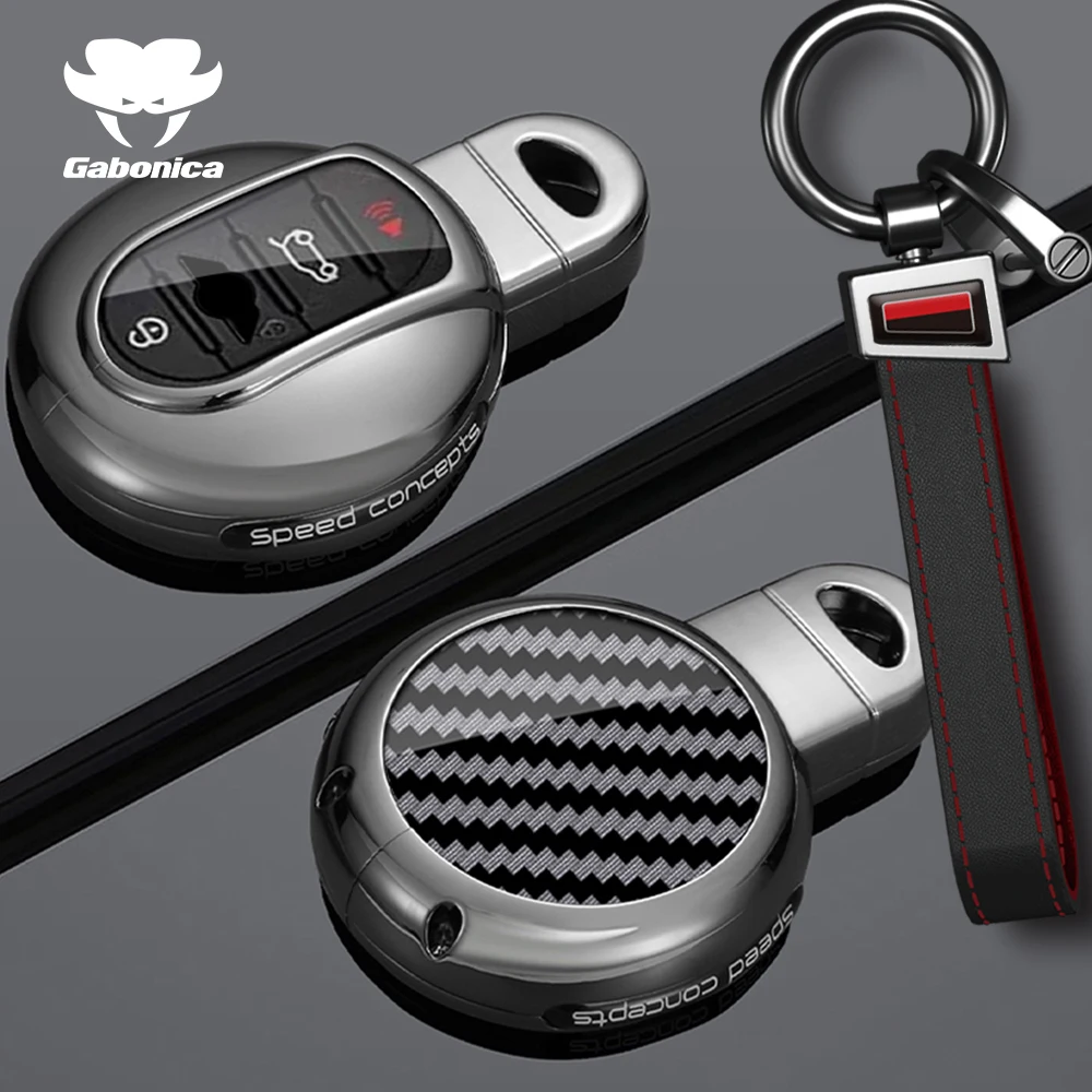 For BMW Mini Cooper Zinc Alloy Car Key Cover Countryman F54 Clubman F55 Hardtop F56 F57 F60 Car Key Full Package Protective Case