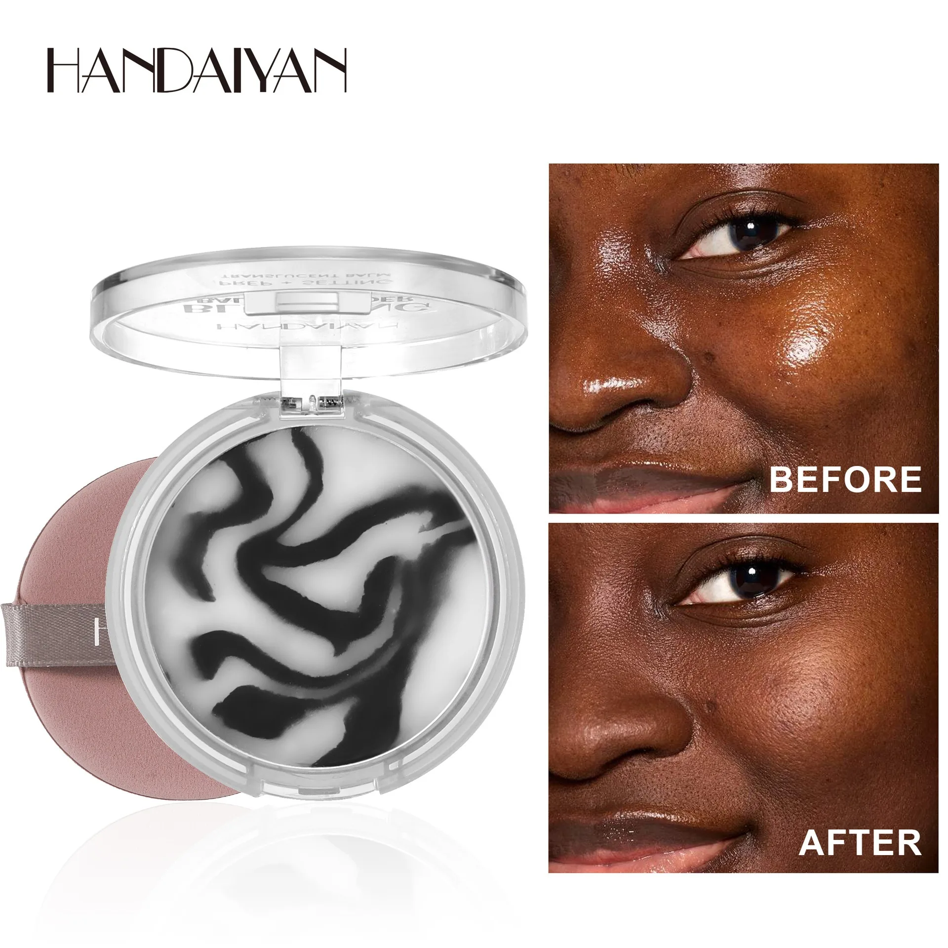 라이트 미스트 방수 오일 컨트롤 브라이트닝 컴플렉션 매트 컨실러 세팅 파우더 퍼프 럭셔리 한국 메이크업 파우더