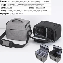 DSLR Bag Handbags Nylon Shoulder Bag Camera Case Portable Photographer for Sony Nikon Canon Panasonic Equipment Crossbody bag