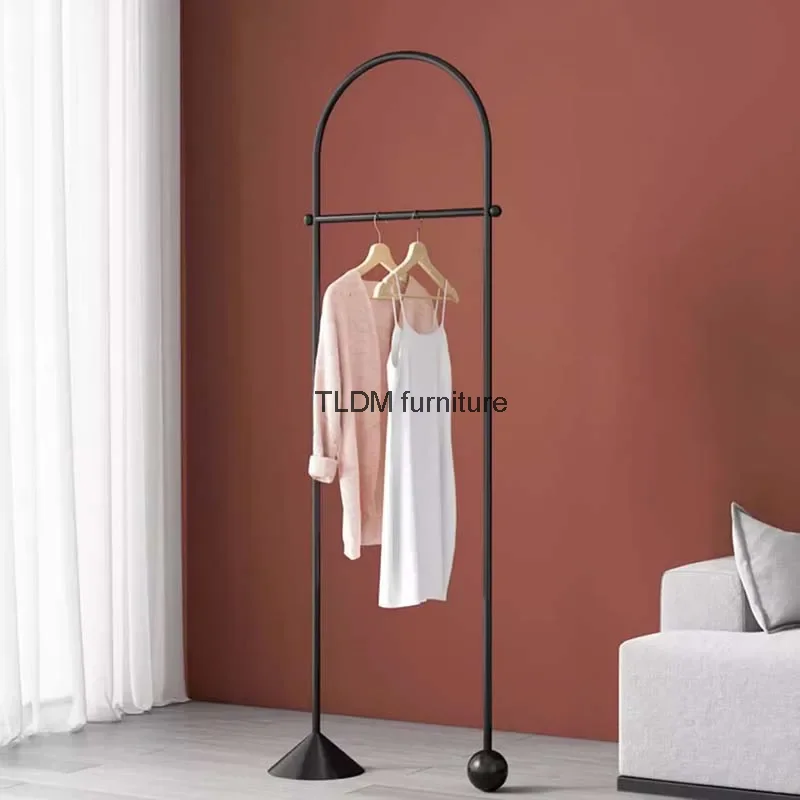 Balcony Designer Clothes Rack Portable Metal Indoor Garment Clothes Hanger Floor Hotel Burro Ropa Perchero Hallway Furnitures