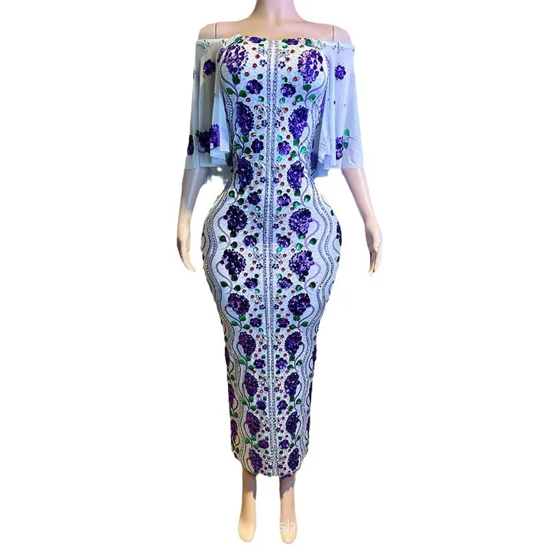 

Улучшенный Cheongsam в китайском стиле, темперамент, певица, сценическая одежда, платье для ежегодного собрания в честь дня рождения