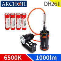 Archon Dh26 Ii Max 72h Diving Light Handheld Diving Flashlight Underwater 100m  Video Fill Light Outdoor Adventure Strobe Lamp