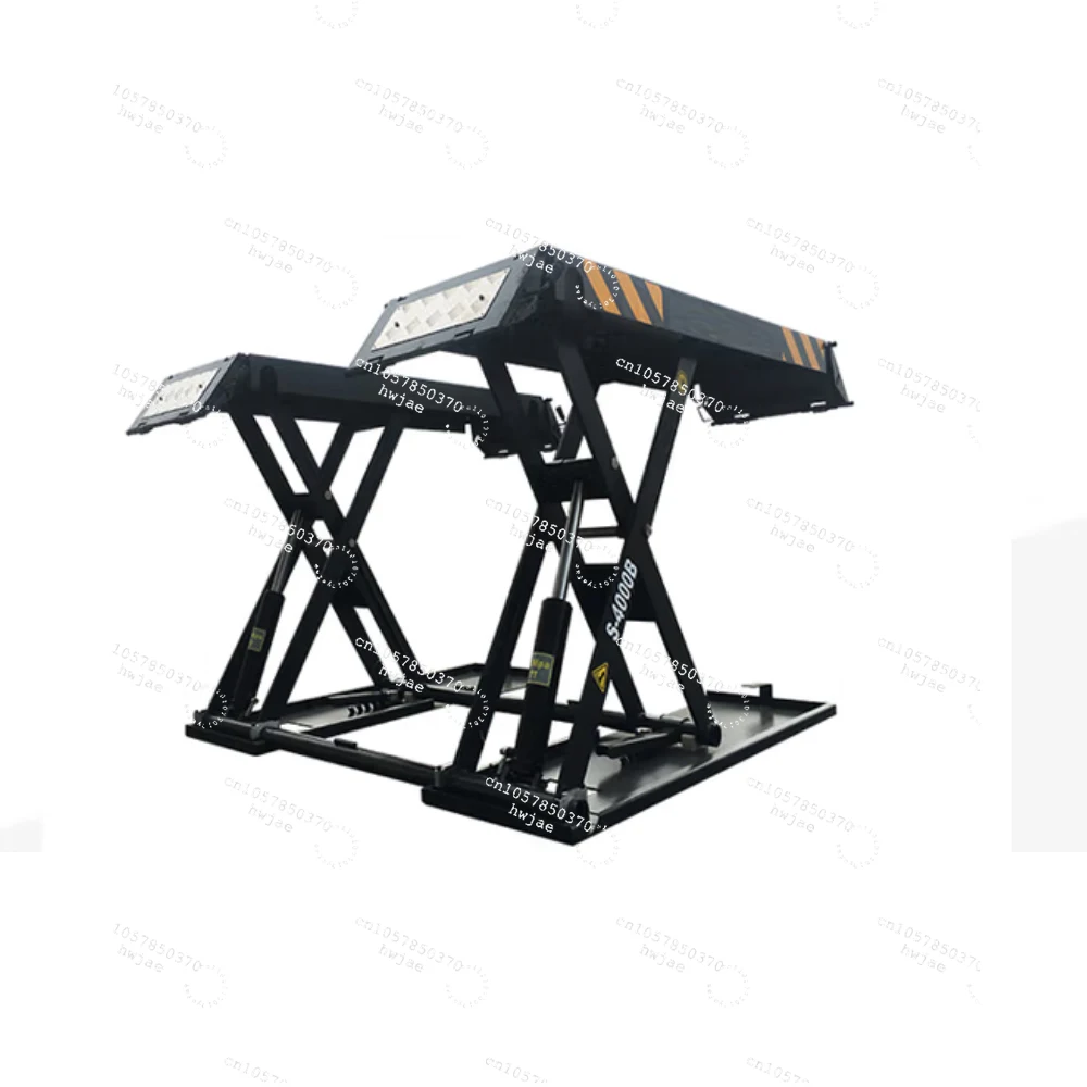Car maintenance equipment Outdoor bridge 1.4 floor jack Car lift Scissor elevator Small four-cylinder