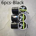 6 piezas negras