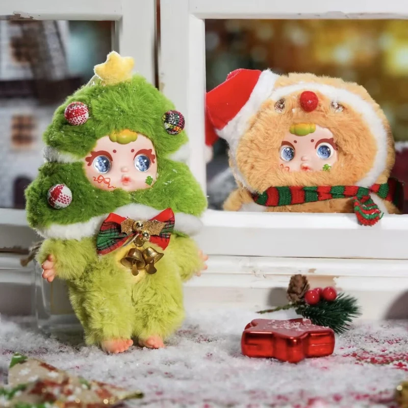 جديد مم الحليب الحلوى عيد الميلاد سلسلة الفينيل لطيف صندوق أعمى لطيف دمية العصرية لعبة حقيبة قلادة المفاتيح صندوق غامض فتاة مفاجأة هدية #1