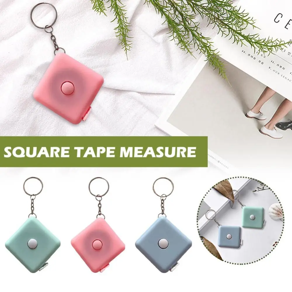Mini Tape Measure Retractable Square Tape Measure Clothes Measuring Tape And Body Measuring Tape Sewing Accessories
