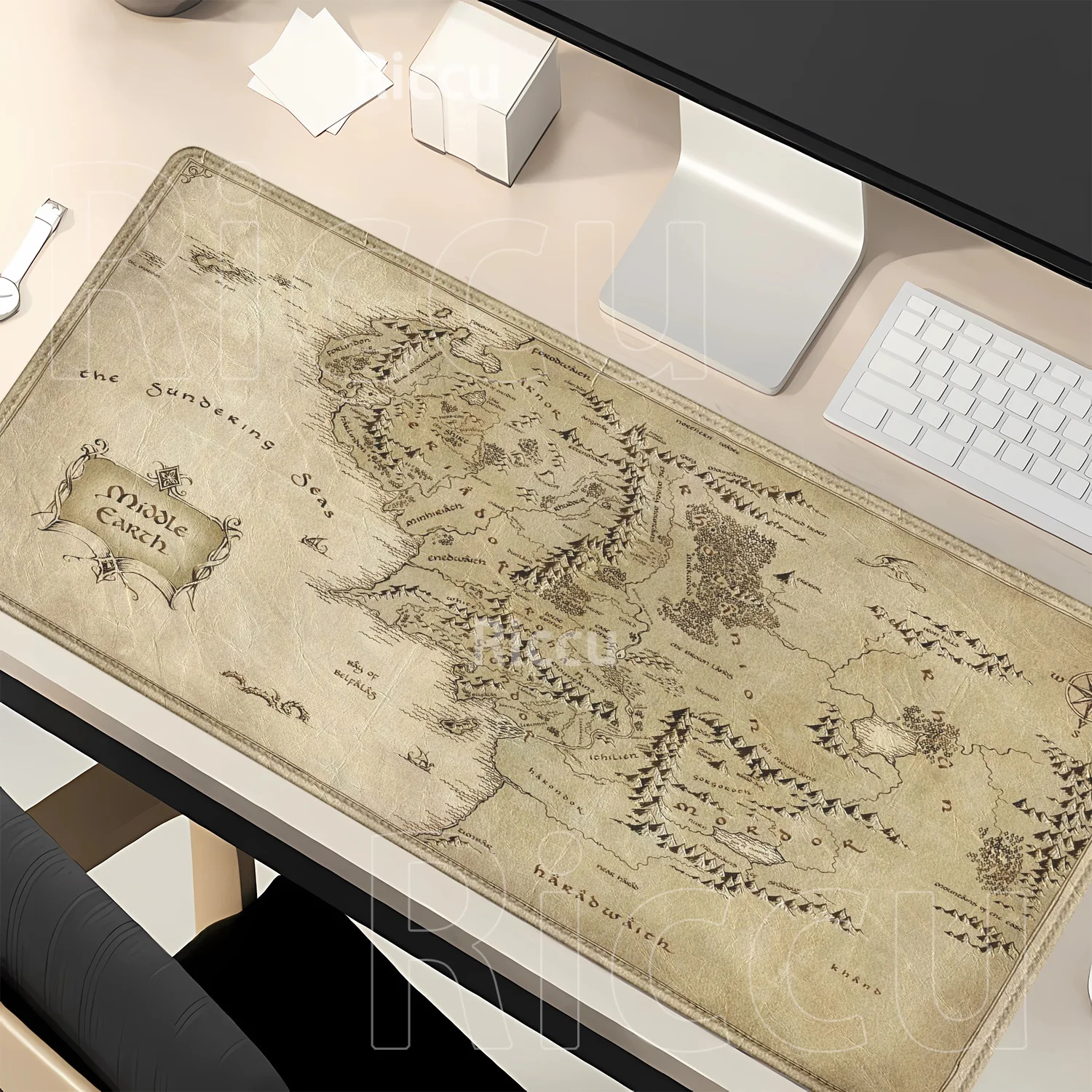 Mouse Pad Hot Movie L-lord of the Rings HD Gaming Mousepad XXL Computer Keyboard Table Mat Large Carpet office overlock desk mat