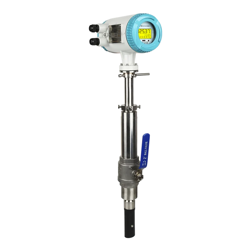 Magnetische stroommeter inbrengen met druksensor