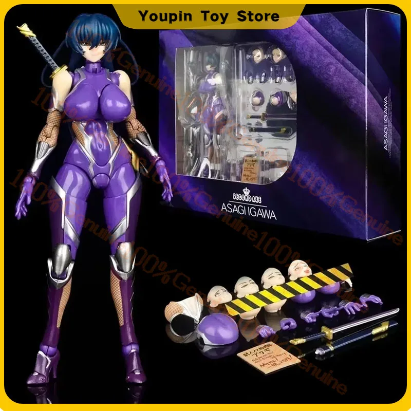 Figura de acción de Second Axe Asagi Igawa, serie Taimanin, Native Rocket Boy, estatua articulada de PVC, modelo de colección, juguetes de regalo para días festivos