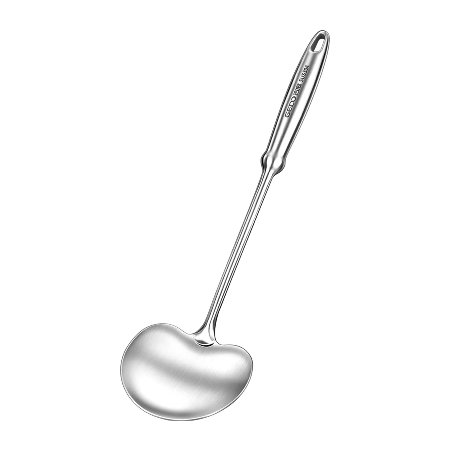 

LFGB Certification 304 Stainless Steel All Direction Round Spatula Scoop and Shovel 2 in 1 Heat Insulation Kitchen Turner