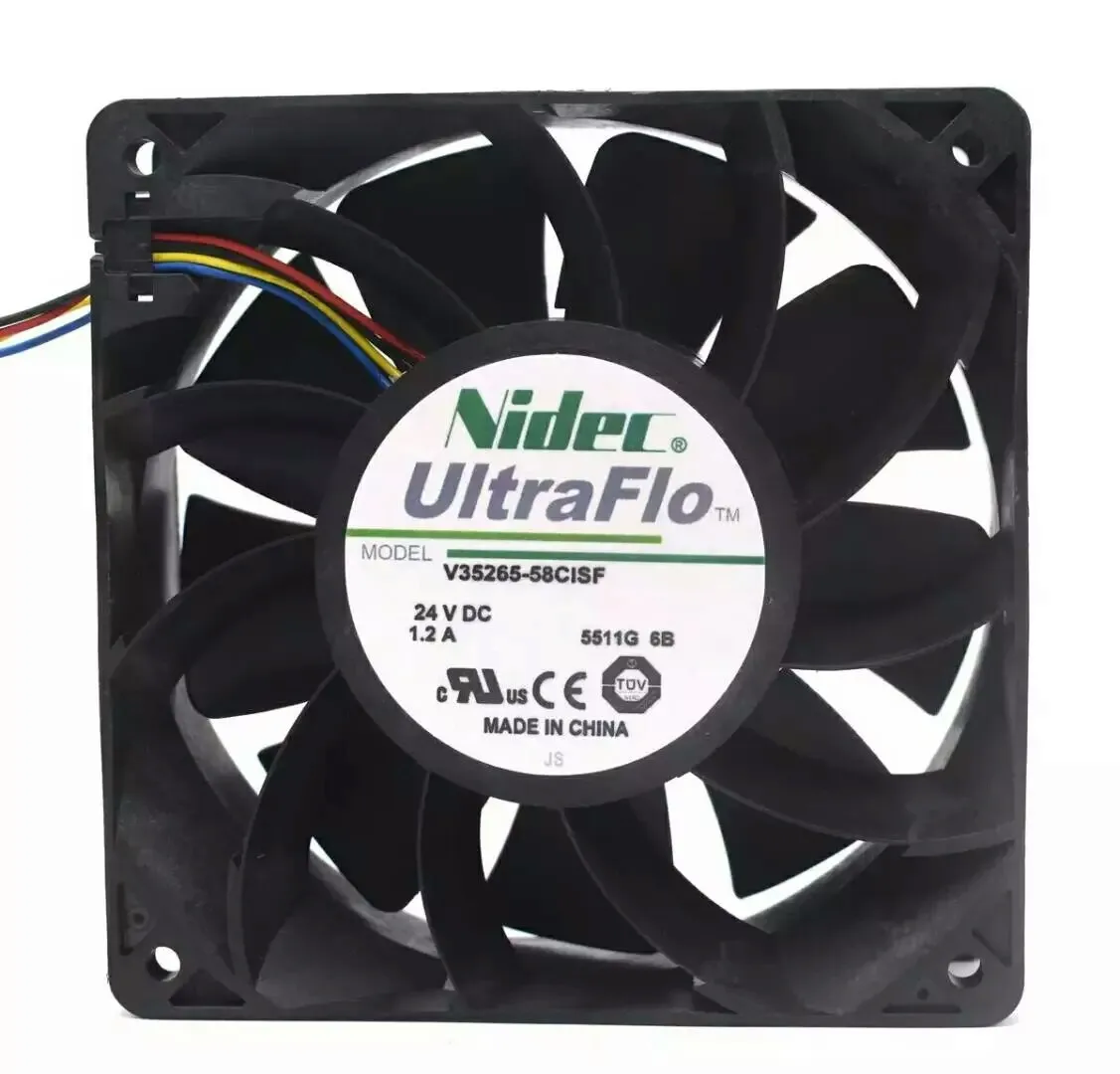 

НОВЫЙ ОРИГИНАЛЬНЫЙ V35265-58CISF 24 В постоянного тока 1,2 А 12038 120x120x38 мм Охлаждающий вентилятор Радиатор