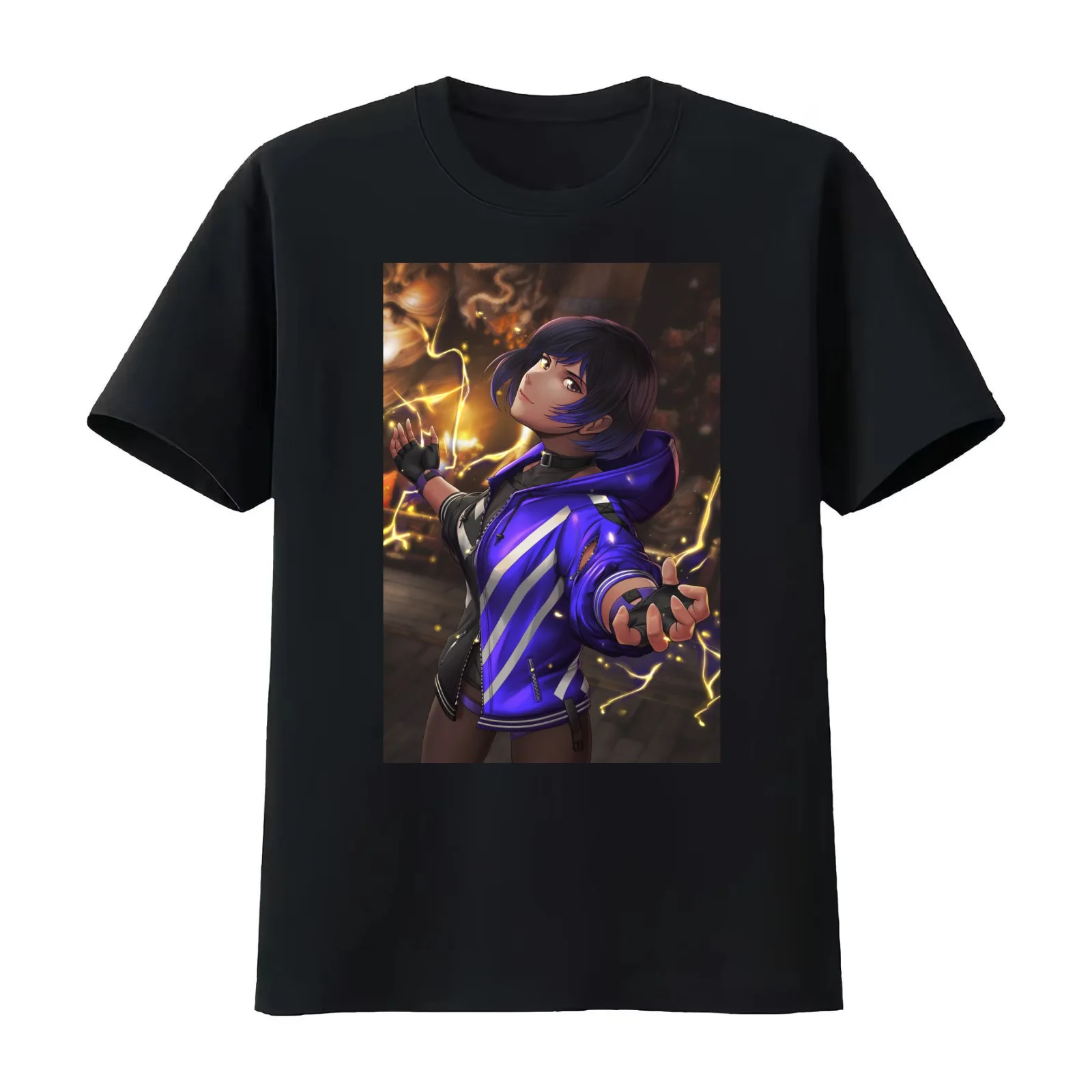Reina T-Shirt Summer Casual Cotton Tee Oversized Streetwear Tops Vintage Graphic Print Loose Fit Short Sleeve 100% Cotton