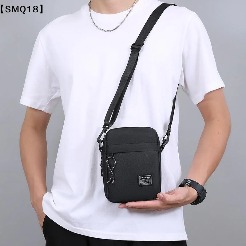 Men's Bag, Available In Single Shoulder Or Cross-body Design, Suitable For Daily Use During School. Made Of Nylon Material【SMQ】