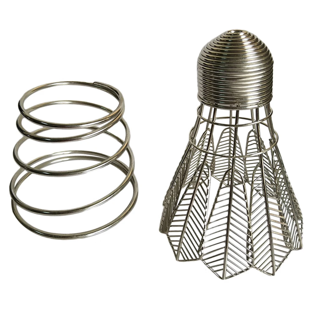 

1 Set Metal Pen Holder Delicate Desk Organizer Pencil Storage Container Makeup Brush Holder Badminton Shaped Stainless Steel
