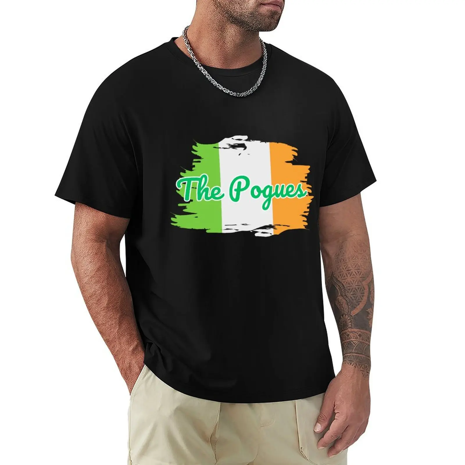 

The Pogues - Irish design T-Shirt anime clothes oversizeds Clothing shirts men