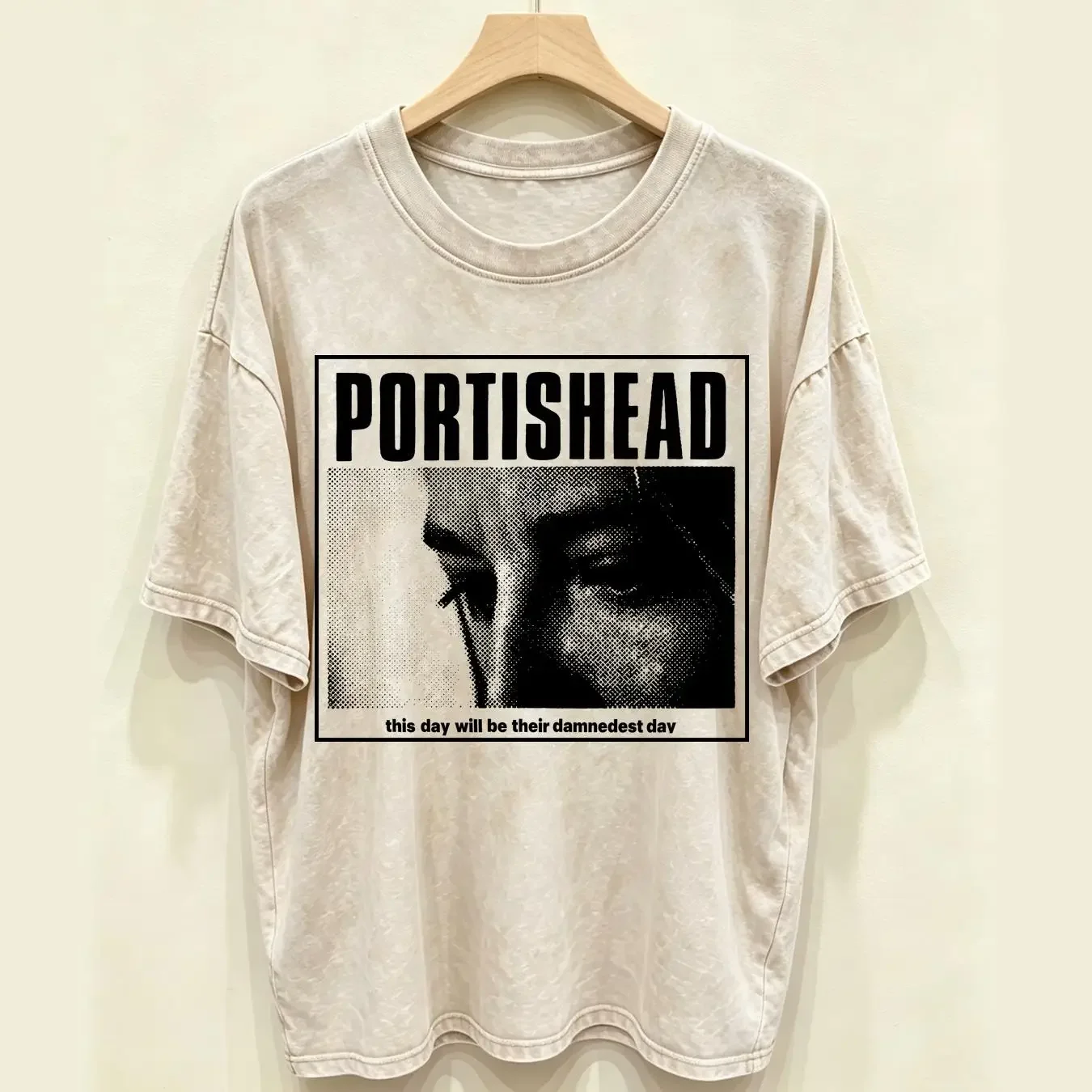 washed T Shirt Portishead This Day will be their All Size S To 5XL LL1552 vintage Washed Top For Everyday Wear streetwear