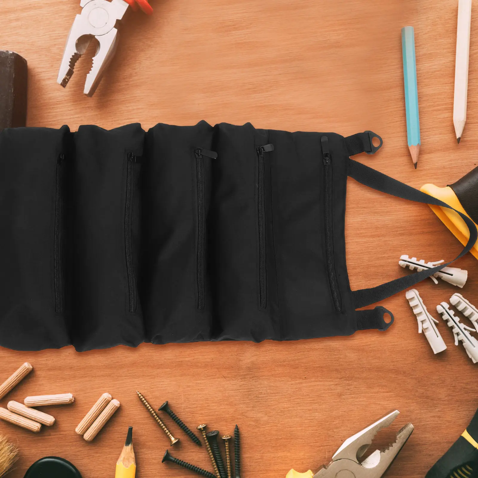 

Портативная холщовая сумка для инструментов, мужская, с множеством карманов, сверхпрочная, для гаечных ключей, складная, для путешествий, повседневного использования, для электриков