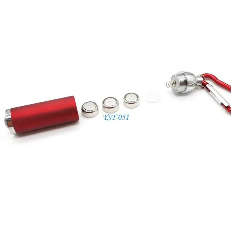 E15A Outdoor Waterproof Light Hiking Flashlights Keychain Decoration Portable Adjustable USB Pocket LED Flashlight Enduring