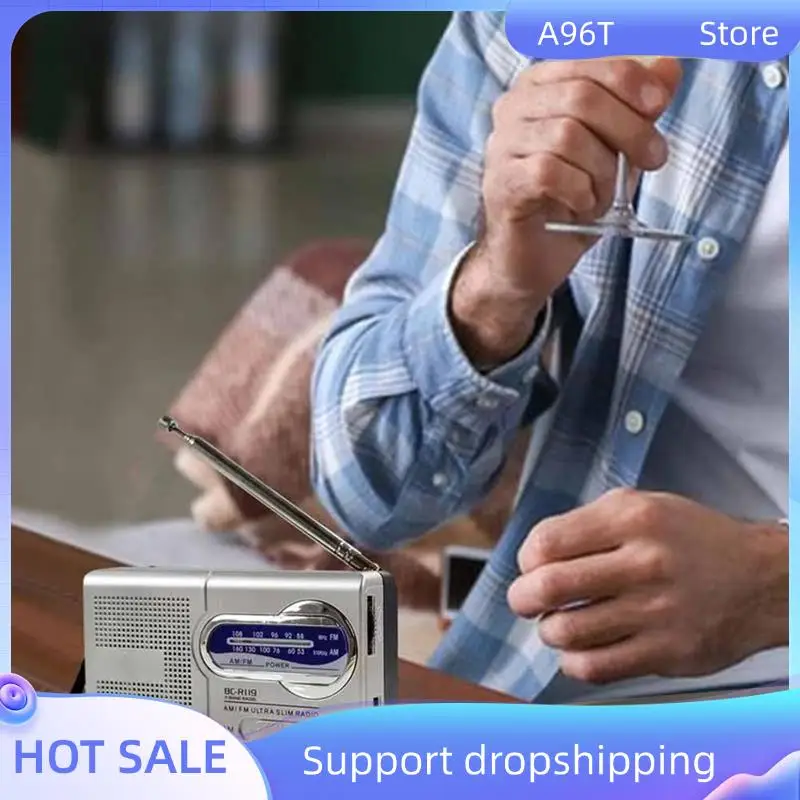 

A96T Portable AM/FM Radio BC-R119 Best Reception Ideal For Emergency, Outdoor, And Home Use