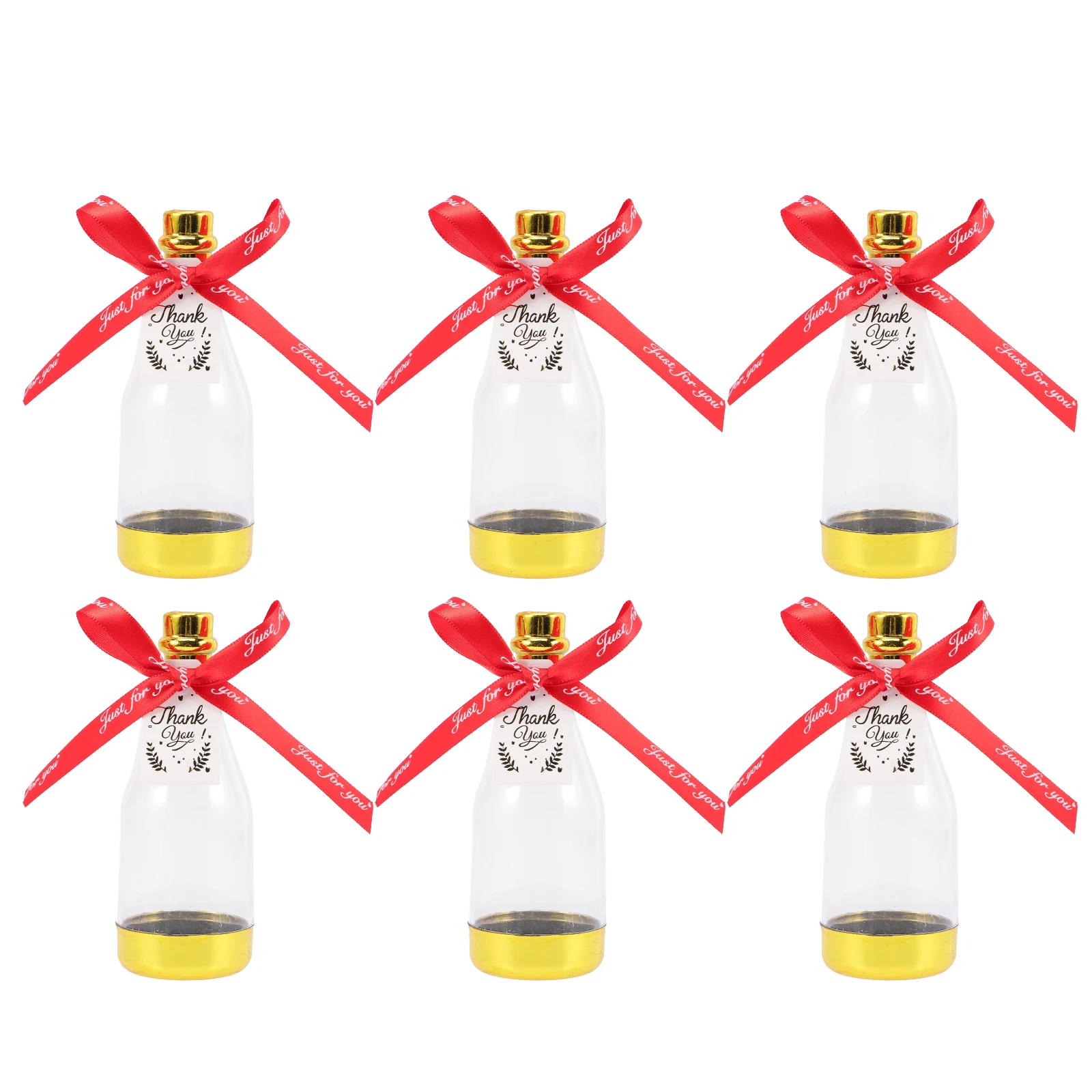 

6 Pcs Bottle Shaped C y Boxes Silk Cloth Gift Boxes Party Favor Bags For Wedding Birthday Home Dessert Shop Restaurant