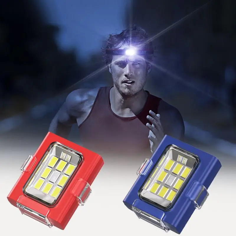 Hoedclip Koplamp Buitenhoed Clip Koplamp Ingebouwde 300mAh batterij USB Helder licht voor vissen Kamperen Wandelen Reizen