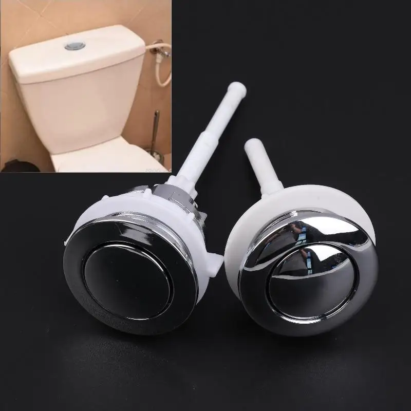 Single Button Toilet Water Tank Accessories 1 Piece Toilet Tank Push Button For Home Toilet Seat Corrosion-resistant