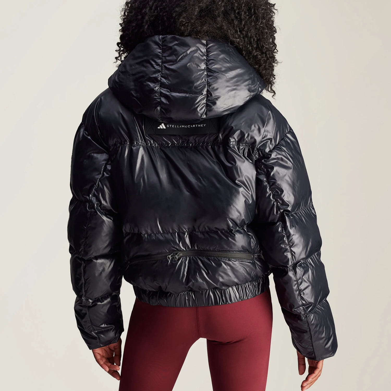 Adidas genuine SMC co branded women's windproof and warm loose short cotton jacket IW9842