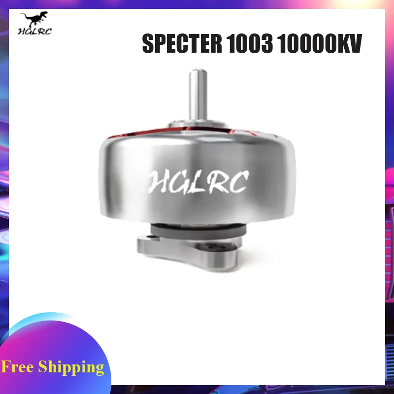 

HGLRC SPECTER 1003 10000KV 1-2S Brushless Motor Compatible 1.6-2inch Propeller for FPV 75mm Tinywhoop Toothpick Drone