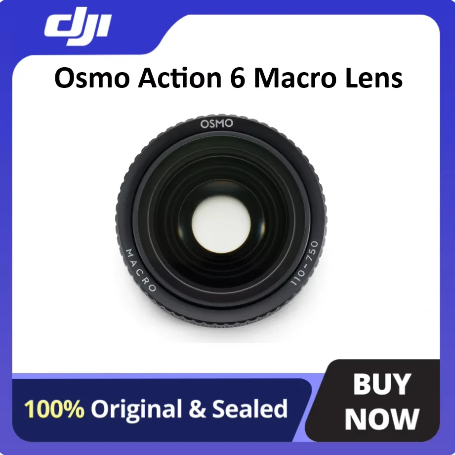 DJI Osmo Action 6 マクロレンズ DJI純正カメラアクセサリー クローズ