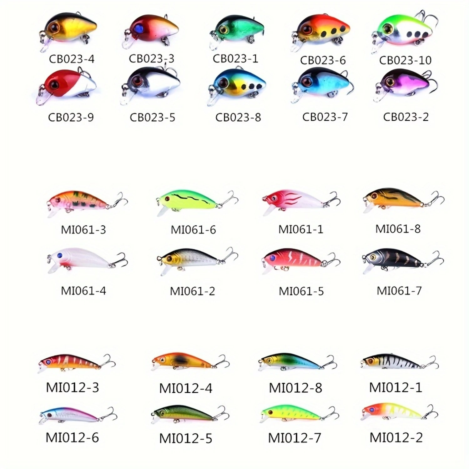 

56PCS Ultimate Premium Minnow Lure Kit - Durable Hard Bait Tackle with Realistic Crank Baits - Perfect for Freshwater & Saltwate