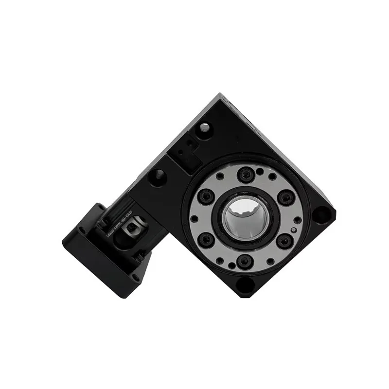 G+ GR Series 60mm Mini Worm Gearbox Drive Electric Rotary Table Speed Reducer Hollow Rotary Platform for Automation Equipment